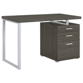 Orleans Furniture - Coaster - Brennan 47-inch 3-drawer Office Computer Desk Weathered Grey - 800520